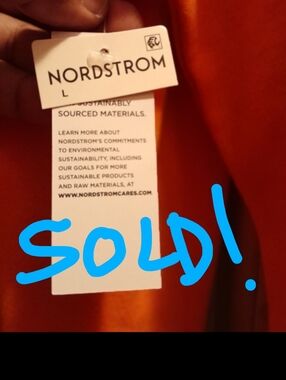 BP- A Orange Zip-Up Long Sleeve Shirt